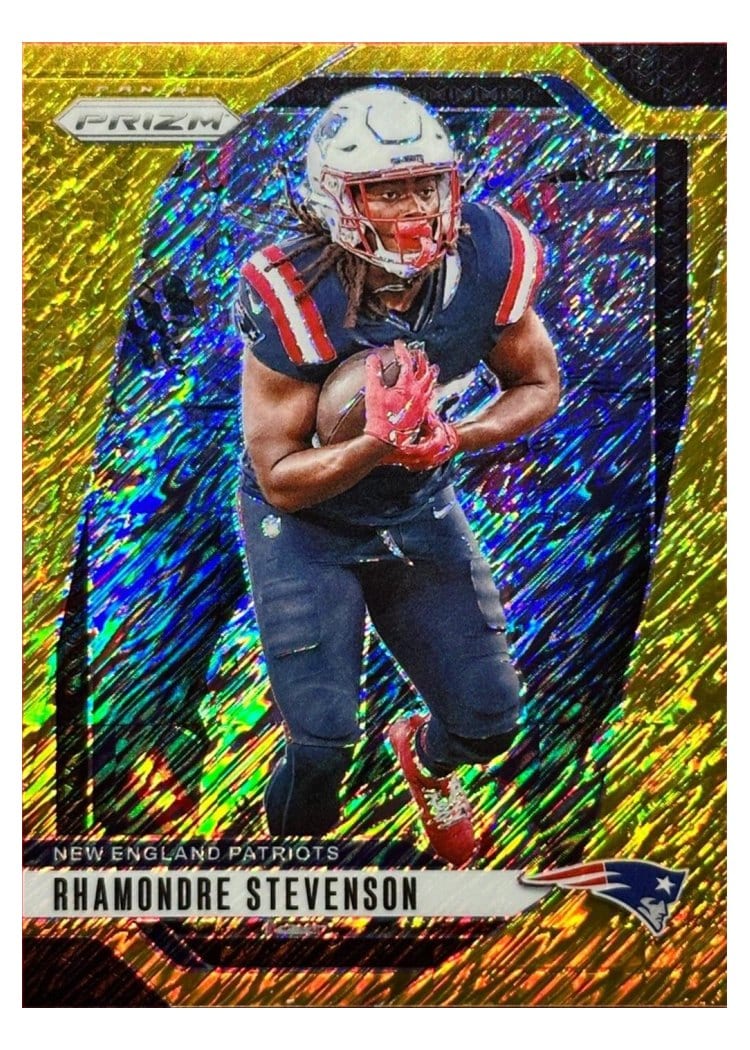 2024 Panini Prizm Base Set Rhamondre Stevenson #195 card
