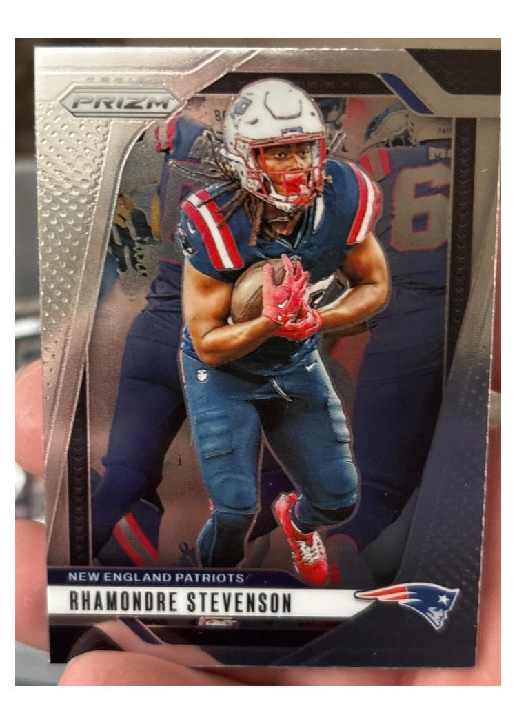 2024 Panini Prizm Base Set Rhamondre Stevenson #195 card
