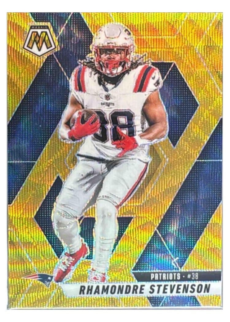 2025 Panini Mosaic Base Set Rhamondre Stevenson #196 card