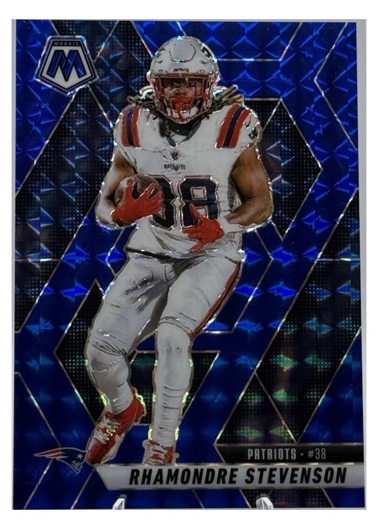 2025 Panini Mosaic Base Set Rhamondre Stevenson #196 card