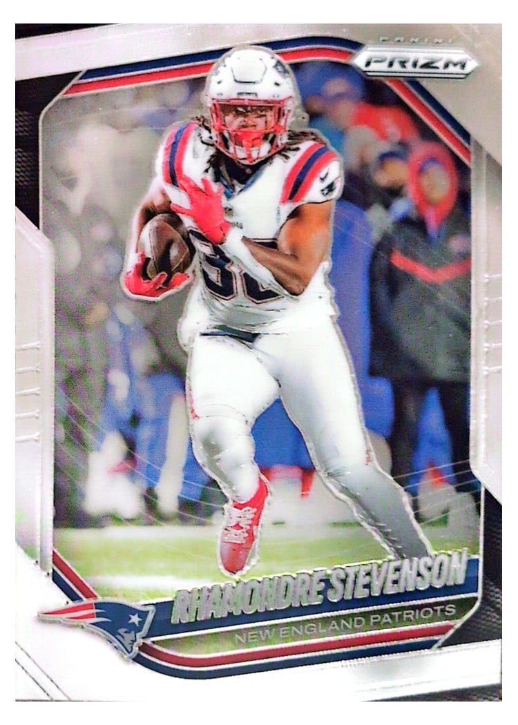 2025 Panini Prizm Base Set Rhamondre Stevenson #84 card