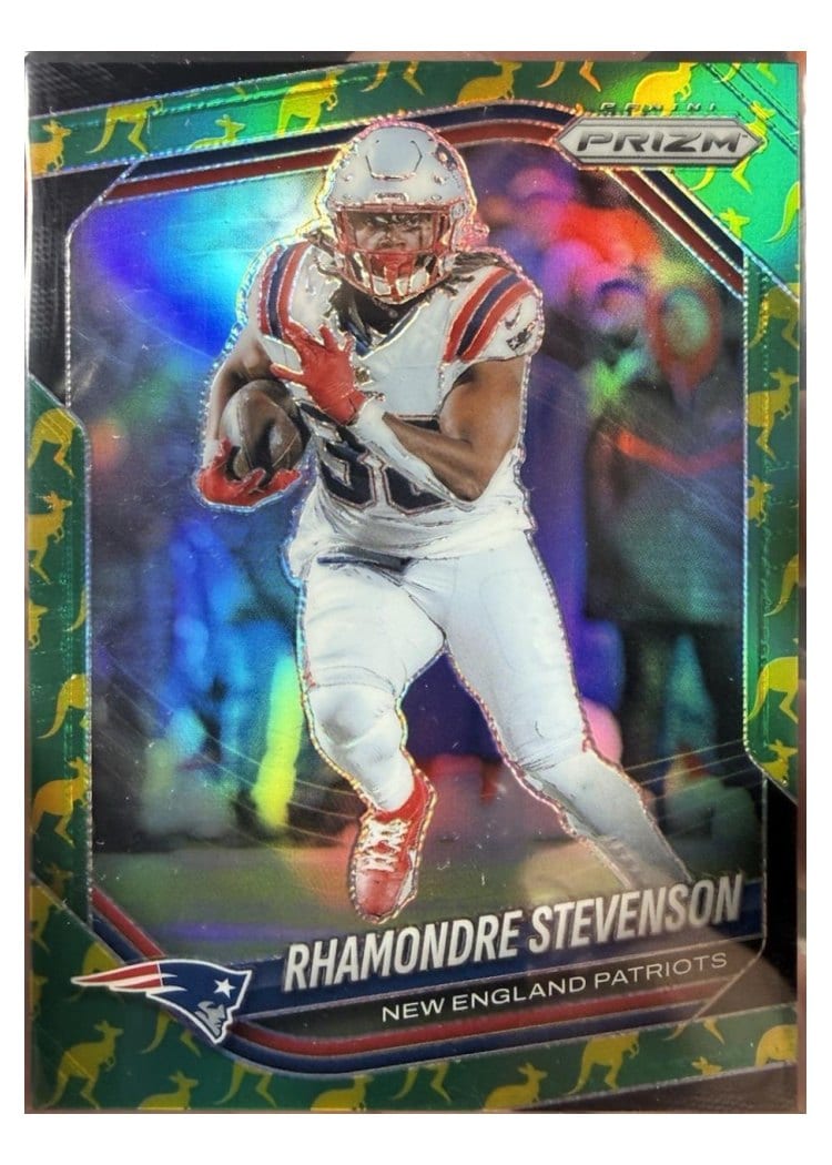 2025 Panini Prizm Base Set Rhamondre Stevenson #84 card