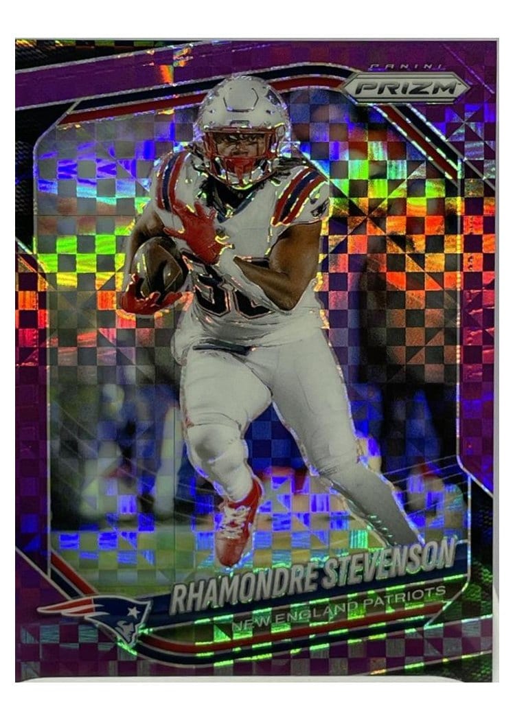2025 Panini Prizm Base Set Rhamondre Stevenson #84 card
