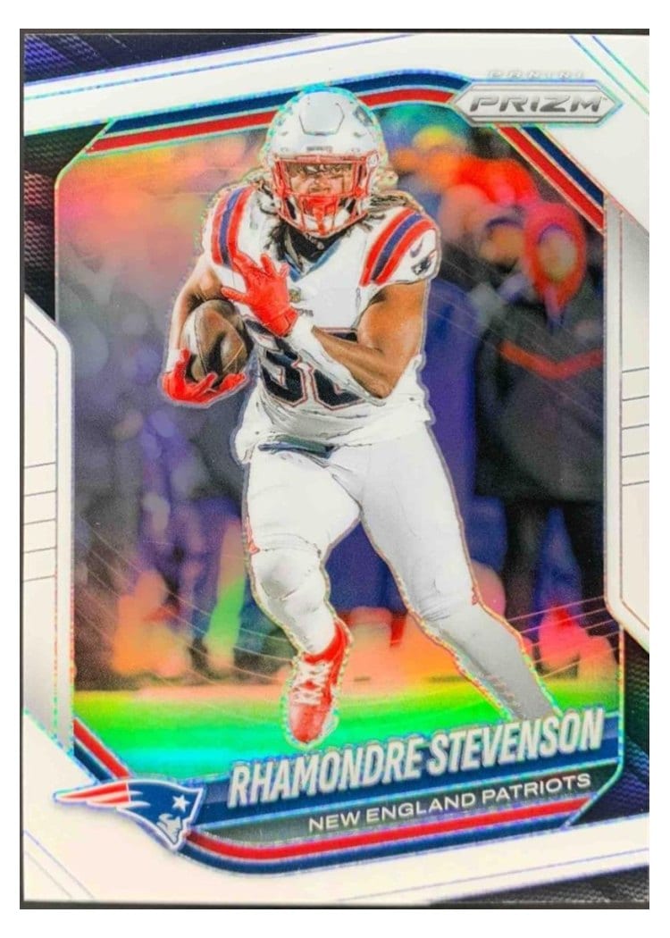 2025 Panini Prizm Base Set Rhamondre Stevenson #84 card