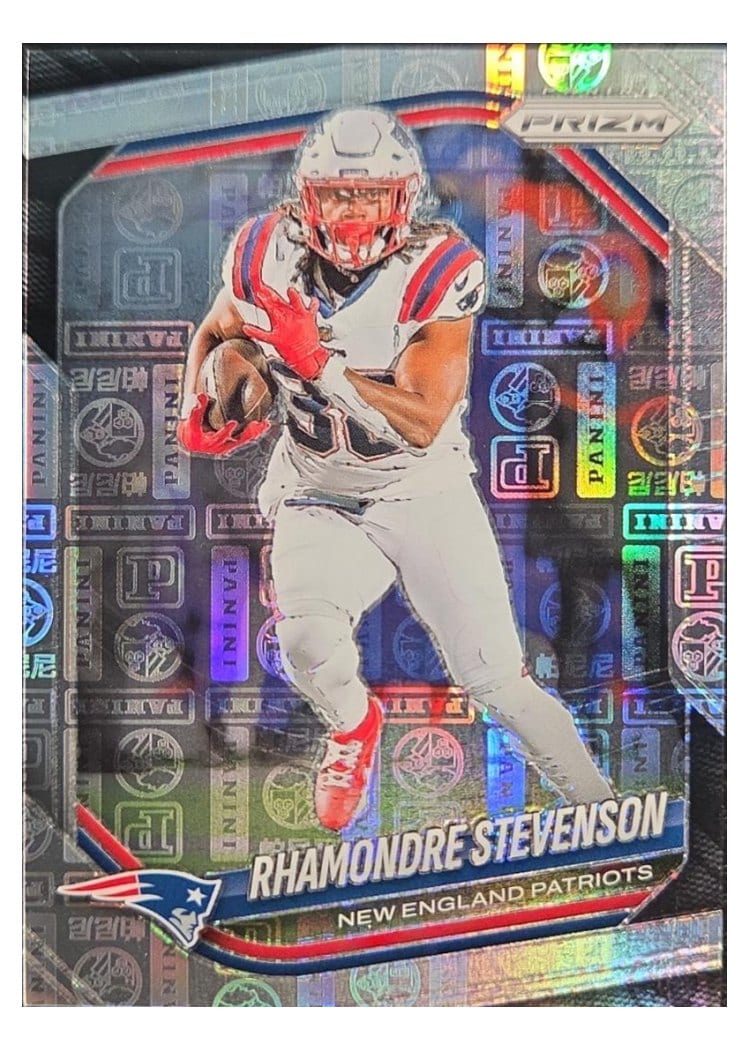 2025 Panini Prizm Base Set Rhamondre Stevenson #84 card