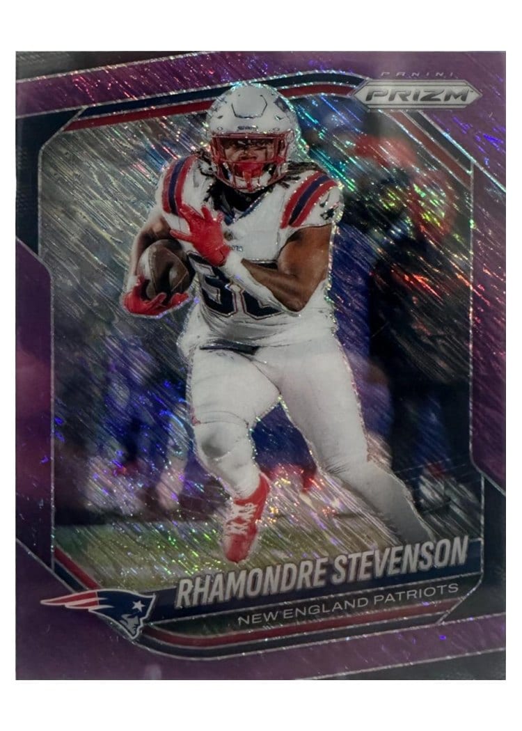 2025 Panini Prizm Base Set Rhamondre Stevenson #84 card