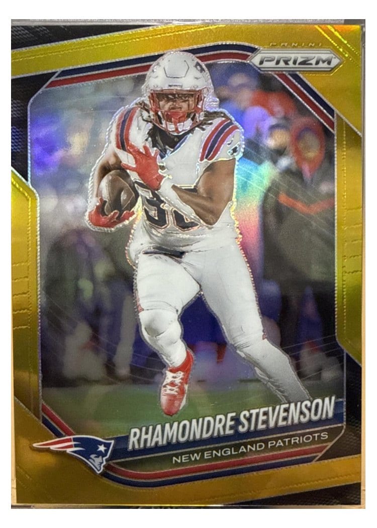 2025 Panini Prizm Base Set Rhamondre Stevenson #84 card
