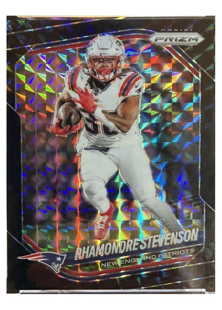 2025 Panini Prizm Base Set Rhamondre Stevenson #84 card