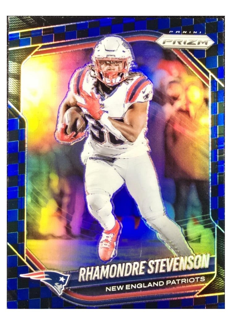 2025 Panini Prizm Base Set Rhamondre Stevenson #84 card