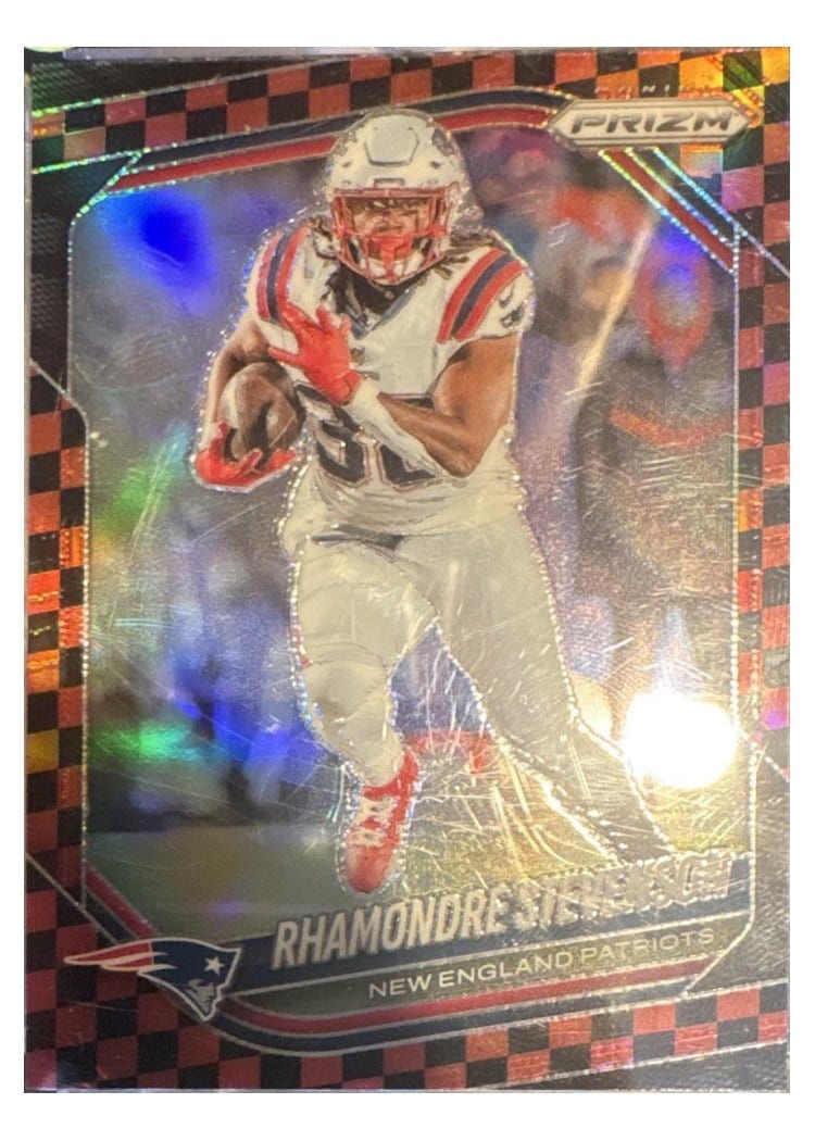 2025 Panini Prizm Base Set Rhamondre Stevenson #84 card