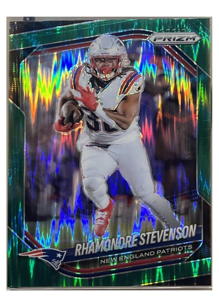 2025 Panini Prizm Base Set Rhamondre Stevenson #84 card