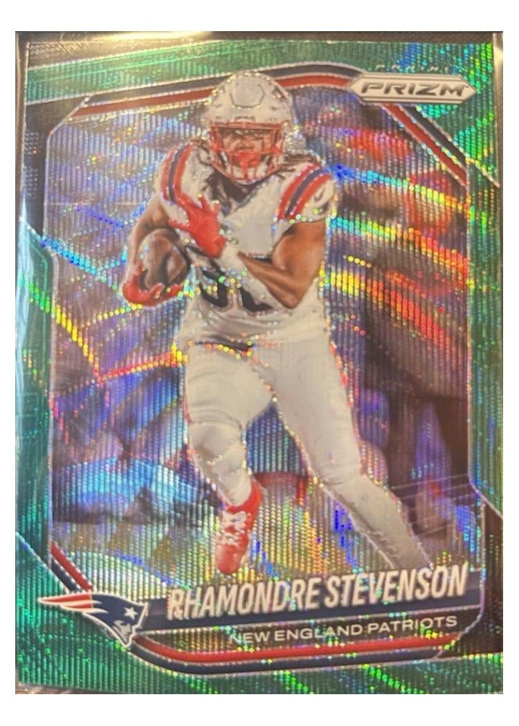 2025 Panini Prizm Base Set Rhamondre Stevenson #84 card