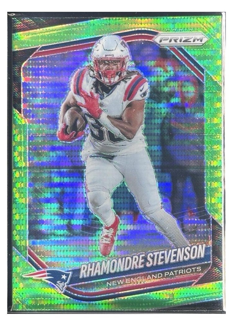 2025 Panini Prizm Base Set Rhamondre Stevenson #84 card