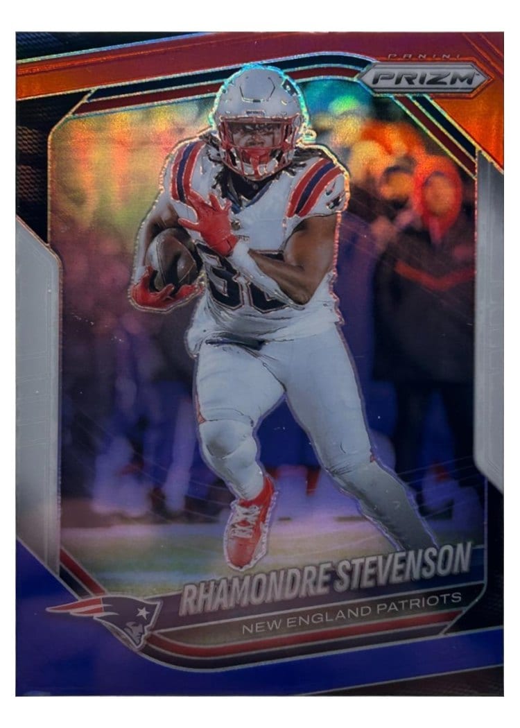 2025 Panini Prizm Base Set Rhamondre Stevenson #84 card