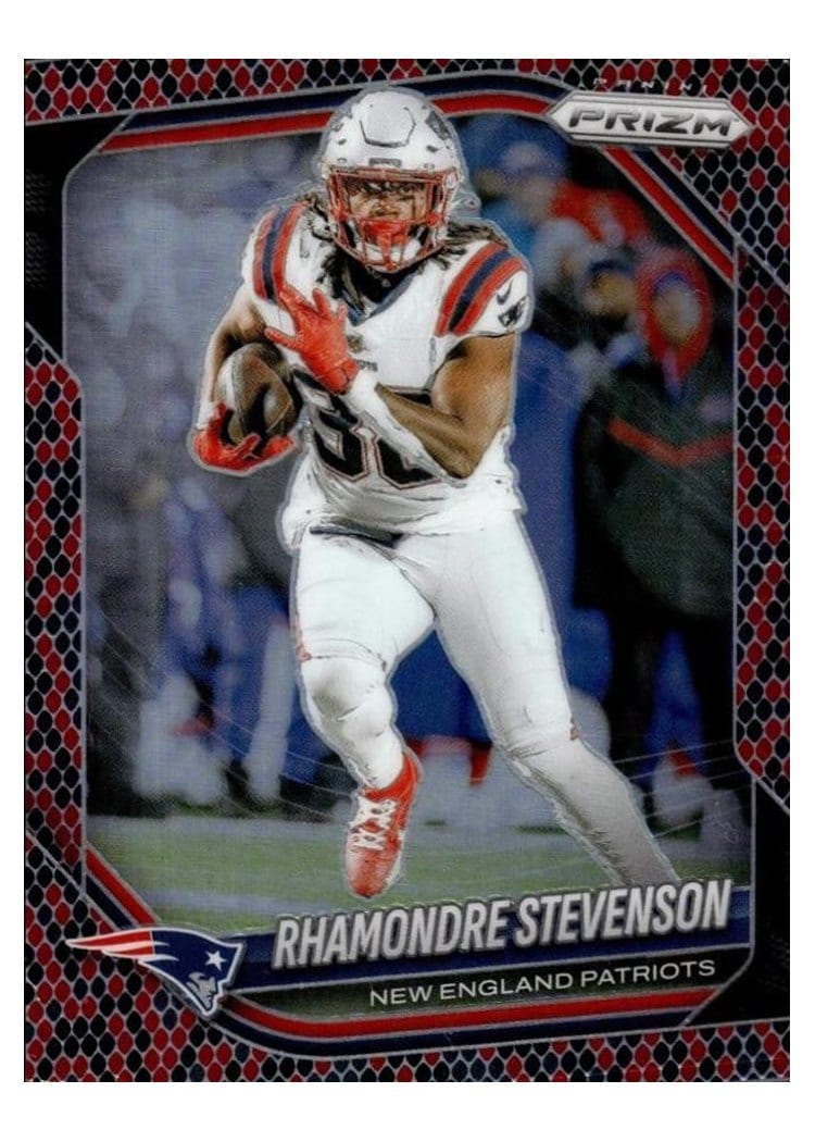 2025 Panini Prizm Base Set Rhamondre Stevenson #84 card