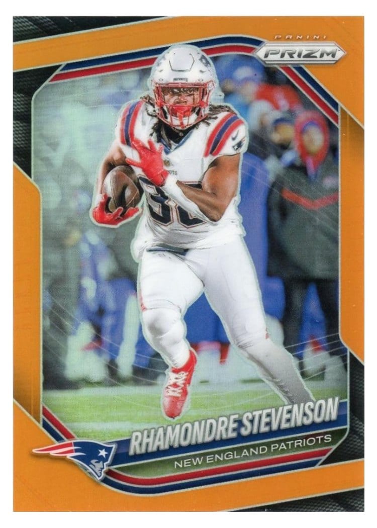 2025 Panini Prizm Base Set Rhamondre Stevenson #84 card