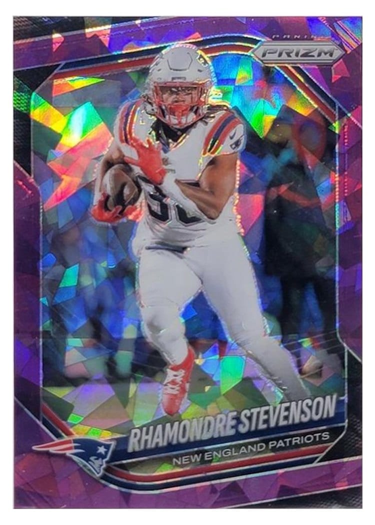 2025 Panini Prizm Base Set Rhamondre Stevenson #84 card