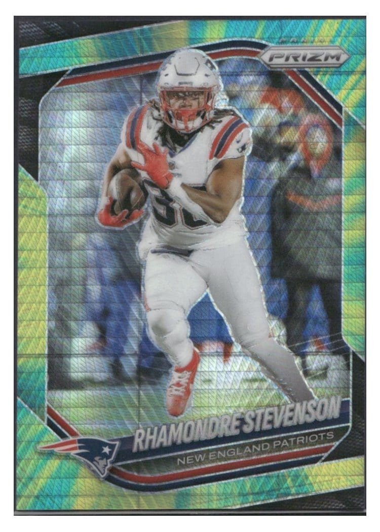 2025 Panini Prizm Base Set Rhamondre Stevenson #84 card