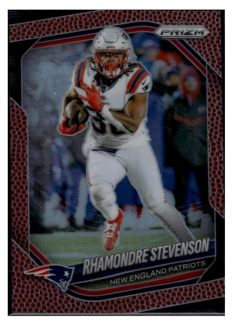 2025 Panini Prizm Base Set Rhamondre Stevenson #84 card