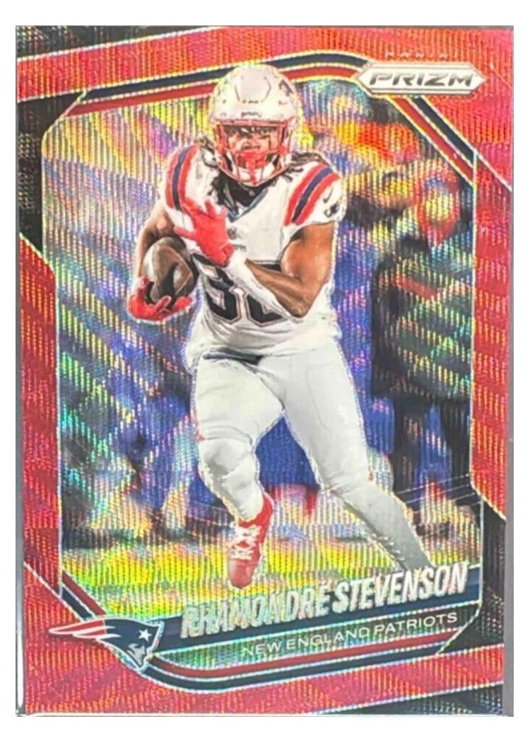 2025 Panini Prizm Base Set Rhamondre Stevenson #84 card