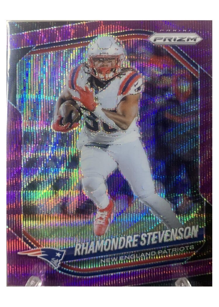 2025 Panini Prizm Base Set Rhamondre Stevenson #84 card