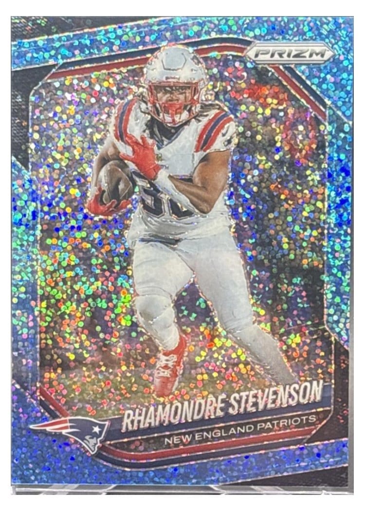 2025 Panini Prizm Base Set Rhamondre Stevenson #84 card