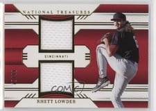 2024 Panini National Treasures Game Gear Swatches Dual Rhett Lowder #1 card