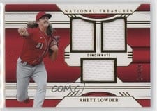 2024 Panini National Treasures Game Gear Swatches Trio Rhett Lowder #29 card