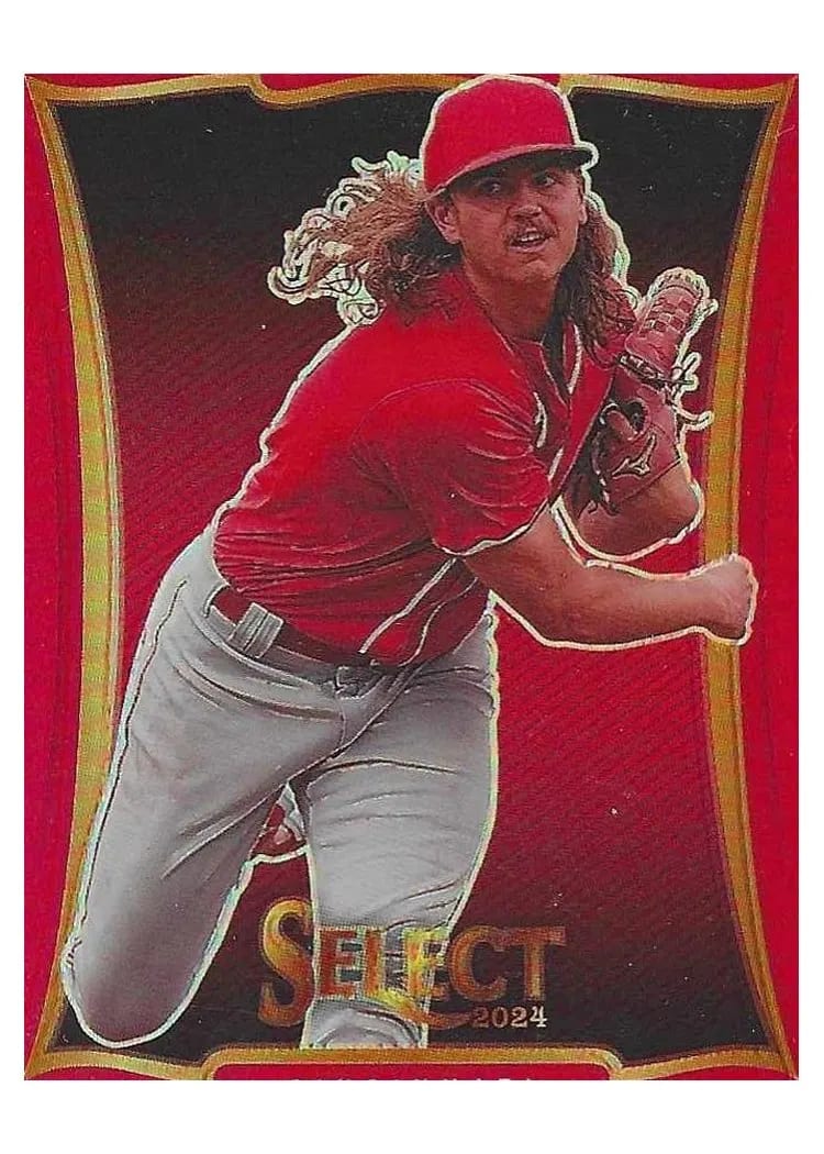 2024 Panini Select Select Throwback Rhett Lowder #24 card