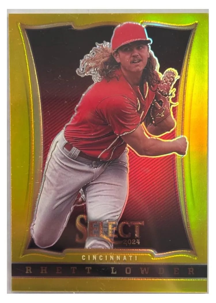 2024 Panini Select Select Throwback Rhett Lowder #24 card