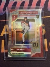 2025 Donruss Debut Dominance Rhett Lowder #10 card