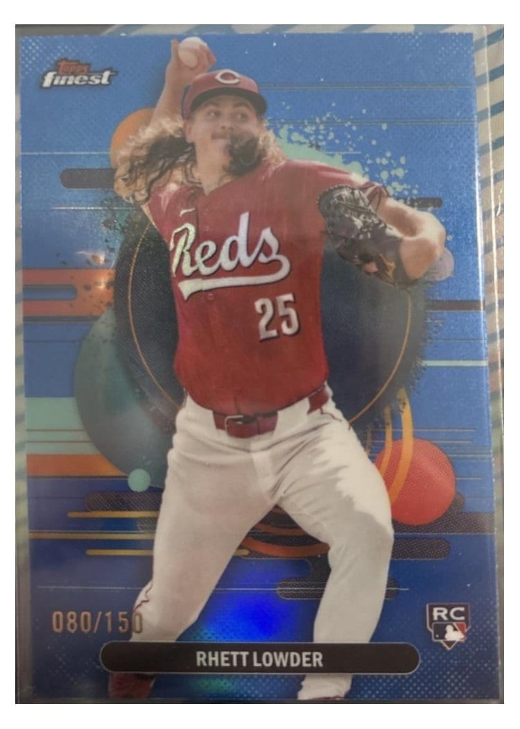 2025 Finest Base Set Rhett Lowder #104 card