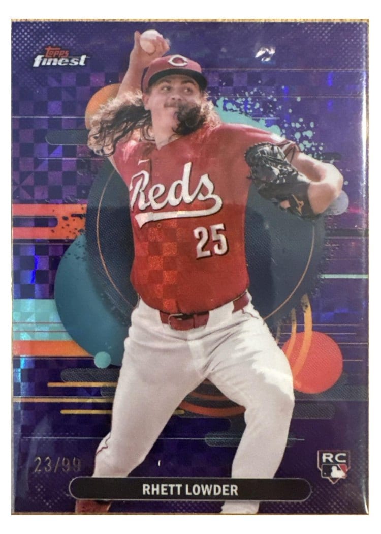 2025 Finest Base Set Rhett Lowder #104 card