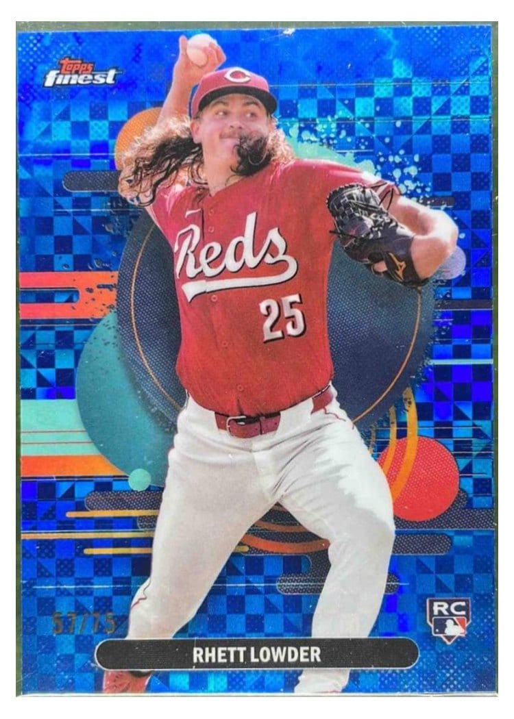 2025 Finest Base Set Rhett Lowder #104 card