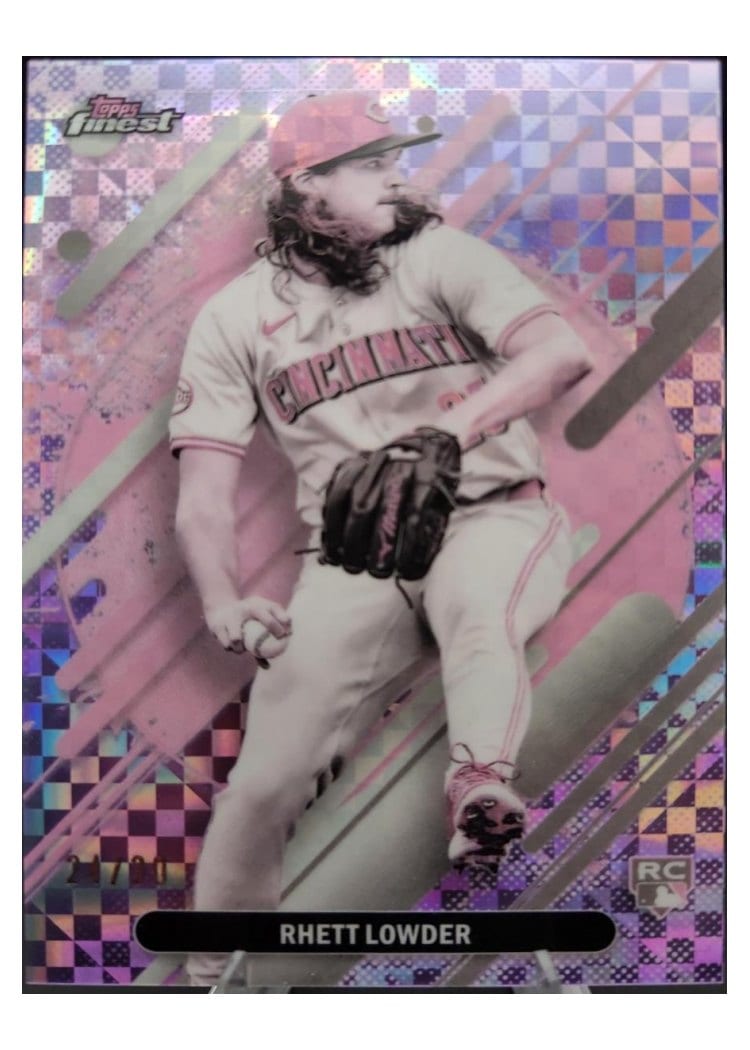 2025 Finest Base Set Rhett Lowder #244 card