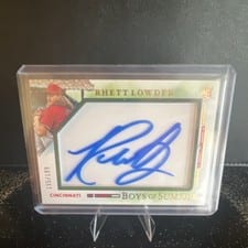 2025 Panini Boys of Summer Jumbo Acetate Signatures Rhett Lowder #28