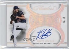 2025 Panini Flawless USA Baseball Signatures Rhett Lowder #15 card