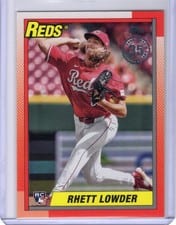 2025 Topps 1990 Topps Baseball (Series One) Rhett Lowder #T90-91 card