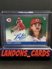 2025 Topps Chrome Platinum Autographs Rhett Lowder #CPA-RL card