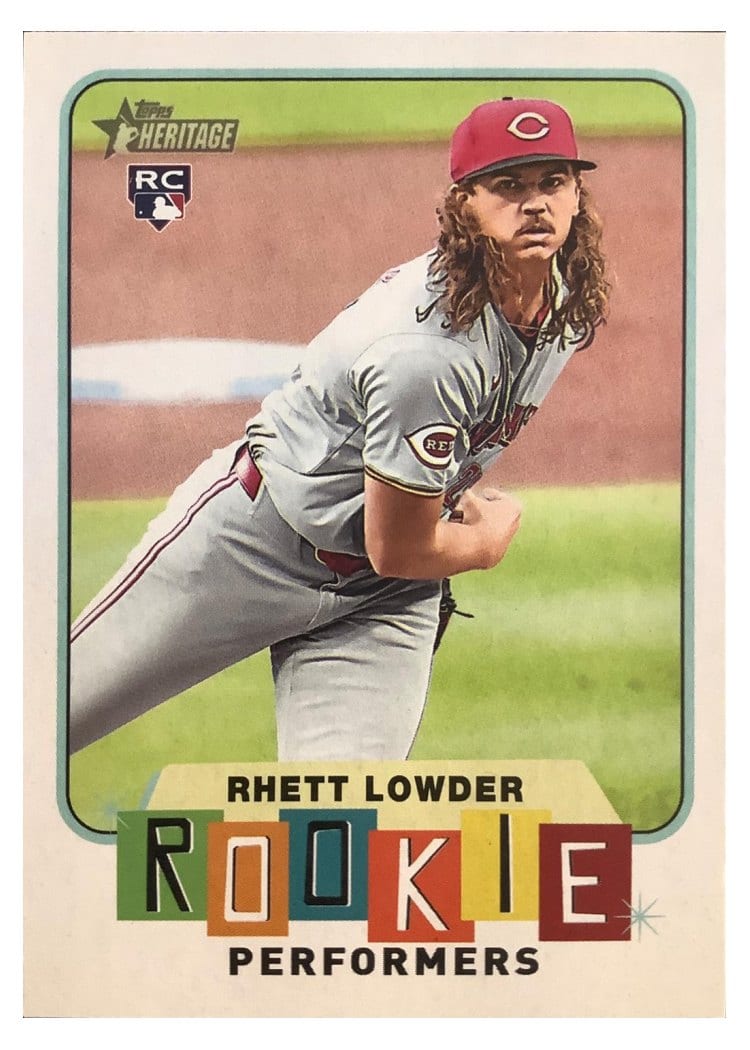 2025 Topps Heritage Rookie Performers Rhett Lowder #RP-12