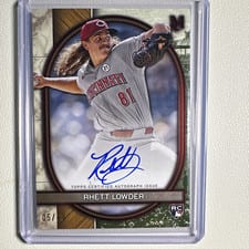 2025 Topps Museum Collection Archival Autographs Rhett Lowder #AA-RL card