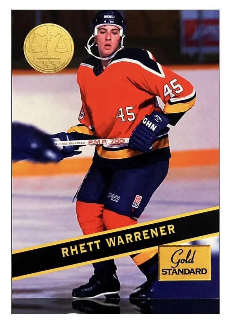 1994 Signature Rookies Gold Standard Rhett Warrener #98 card