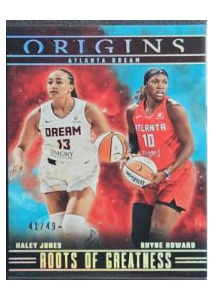 2024 Panini Origins WNBA Roots of Greatness Rhyne Howard/Haley Jones #12 card