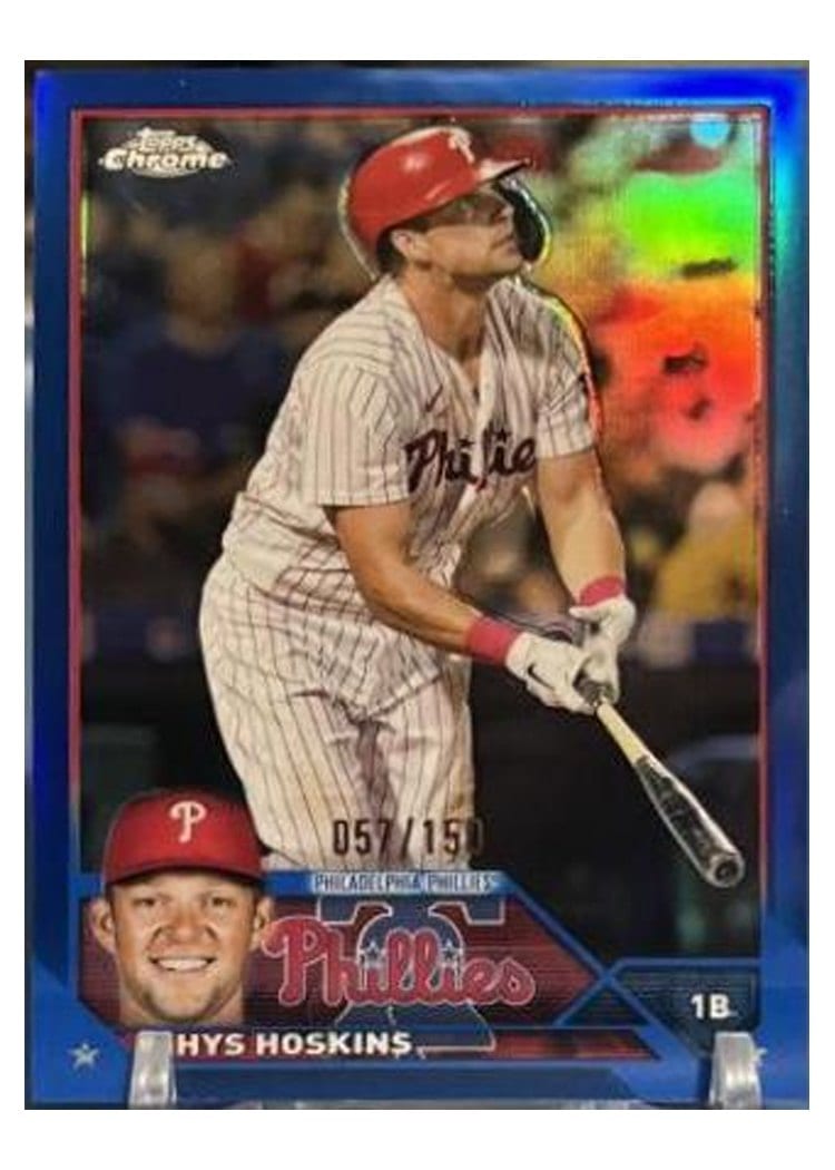 2023 Topps Chrome Base Set Rhys Hoskins #25 card