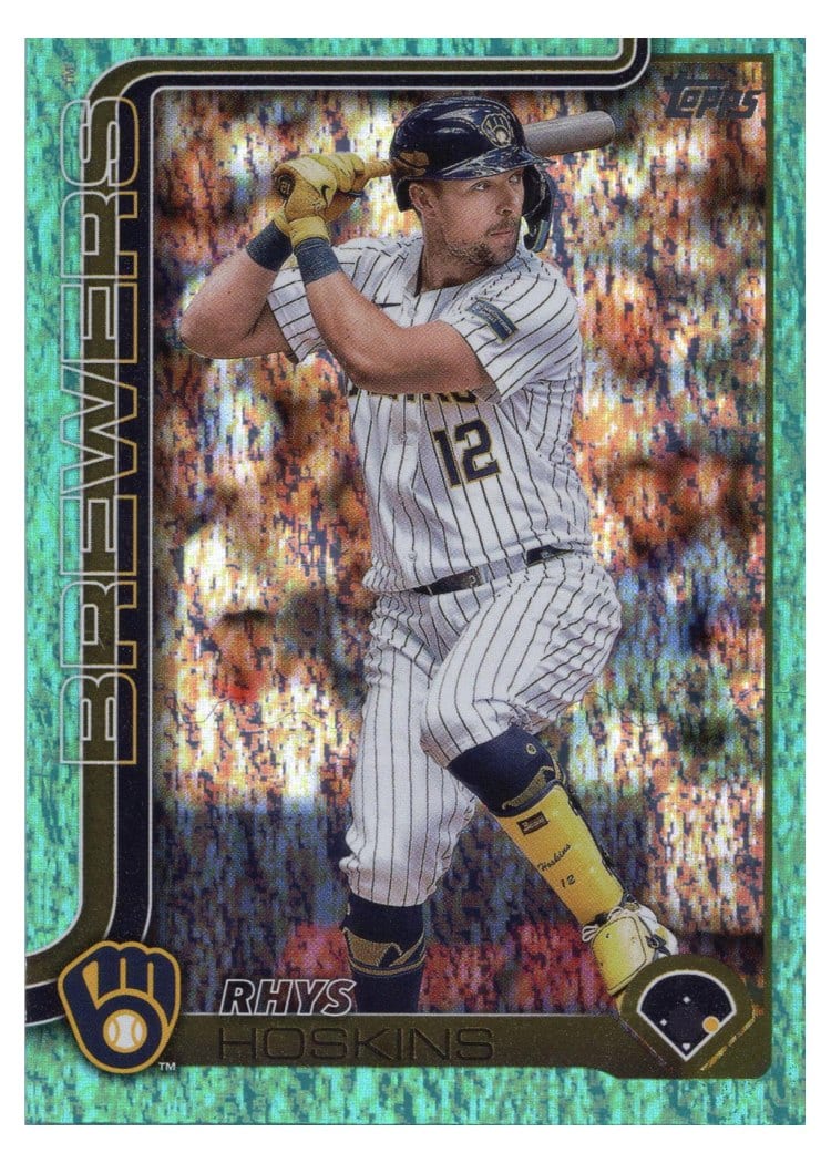 2025 Topps Base Set Rhys Hoskins Topps Foil Pattern #93 card