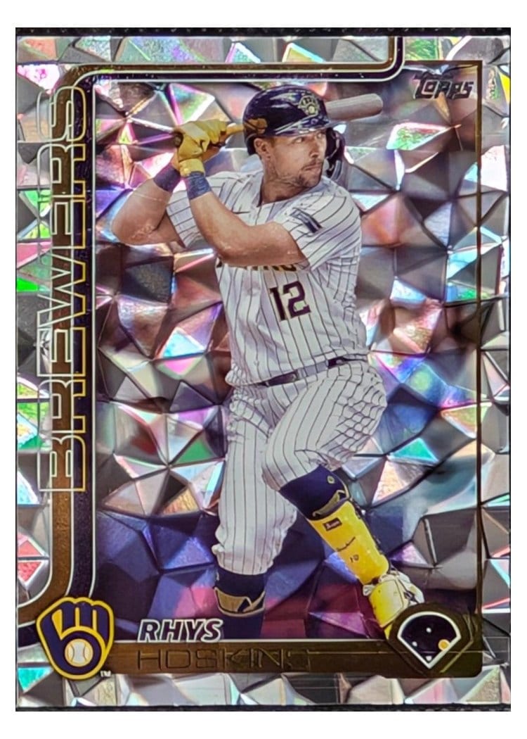 2025 Topps Base Set Rhys Hoskins Orange Diamante #93 card