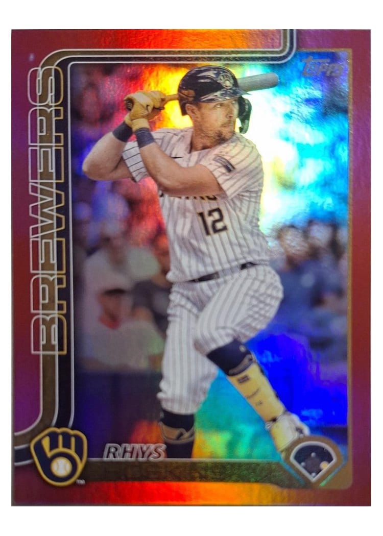 2025 Topps Base Set Rhys Hoskins Red Rainbow #93 card
