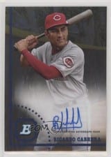 2022 Bowman Heritage Chrome Prospect Autographs Ricardo Cabrera #CPA-RC card