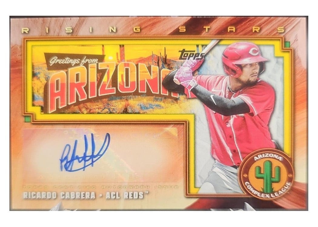 2024 Topps Pro Debut Complex League Rising Stars Autographs Ricardo Cabrera #CLRSA-RC card