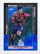 2021 Topps Chrome MLS Sapphire Ricardo Pepi #193 card